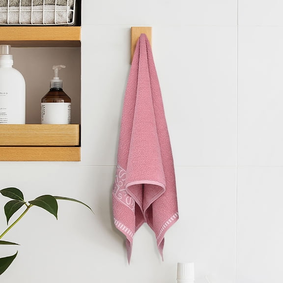 Byujiro Hand Towel Soft Towel with Letters Thick Towel That Absorbs Water Absorption Without Shedding Hair Face Towel