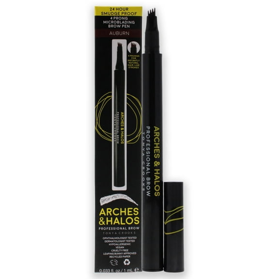 Arches and Halos Microblading Eyebrow Pencil, Auburn, 0.026 oz