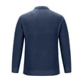 thumbnail image 4 of YLSDY Men's Knit Sweater Long Sleeve V-Neck Pullover Warm Ribbed Sweater Top Winter Clothes Loose Fit Dark Blue XXXXL, 4 of 5