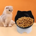 thumbnail image 3 of s inclinados de 15  degree para gatos, estación de alimentación con soporte, plato antideslizante, de agua para gatos de , Cuenco negro Colco  Dispensador de cuencos para mascotas, 3 of 7