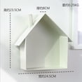 thumbnail image 4 of GROWTH TANK Shabby Chic Display Wall Shelf Corner Book Shelf Bookcase Entryway Rack Mail Box White, 4 of 4
