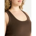 thumbnail image 4 of Terra & Sky Women’s Plus Ribbed Tank Top, Sizes 0X-5X, 4 of 5