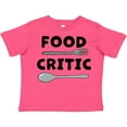 thumbnail image 3 of Inktastic Food Critic with Fork and Spoon Boys or Girls Toddler T-Shirt, 3 of 5