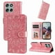 thumbnail image 2 of Funda tipo cartera GANGXUN para Motorola Moto G56 , diseño girasol, cuero PU, soporte, cierre magnético, tarjetero, 2 of 5