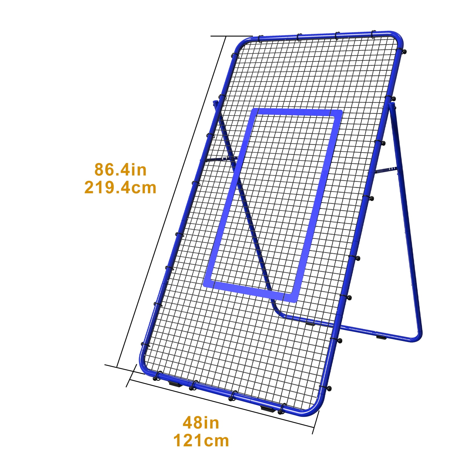 Oumilen Blue Baseball Rebounder Portable Training Pitch Back