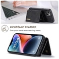 thumbnail image 4 of Dg.Ming M1 Series 3-Fold Multi Card Wallet Leather Phone Case, For Iphone 15,iPhone 16, 4 of 7