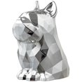 thumbnail image 1 of Funda para Dispensador de Pañuelos Yashi con Forma de Bulldog Francés Color Plateado, 1 of 5