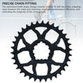 thumbnail image 3 of 34T Bike Chainring 7075 Aluminum Alloy Positive Negative Tooth Round Chainwheel GXP Road Bikes, 3 of 7