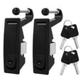 thumbnail image 6 of HAKIDZEL Adjustable Lever Compression Latch Lock 2Pcs Black Flush Mount for Automotive and Trucks, 6 of 7