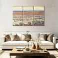 thumbnail image 2 of Elephant Stock High Desert Pastels I Wall Art - Horizontal Multi Panel Canvas - Living Room Wall Decor - Abstract Multi Panel - Orange And Beige Decor By Tim O'toole - 74" x 48", 2 of 8