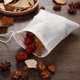 thumbnail image 1 of 50 bolsas de filtro de algodón reutilizables, bolsas de sopa con cordón, bolsa de filtro de té para hojas sueltas, bolsas de café frío, hierbas, especias, condimentos, caldos, regalo, 1 of 5