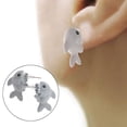 thumbnail image 2 of Pendientes de tachuelas Hugo de dibujos animados 3D, 2 of 8
