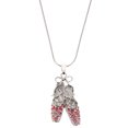 thumbnail image 1 of Collar de zapato de ballet collar de cristal dianos rhinestones de cadena de clavícula, 1 of 5