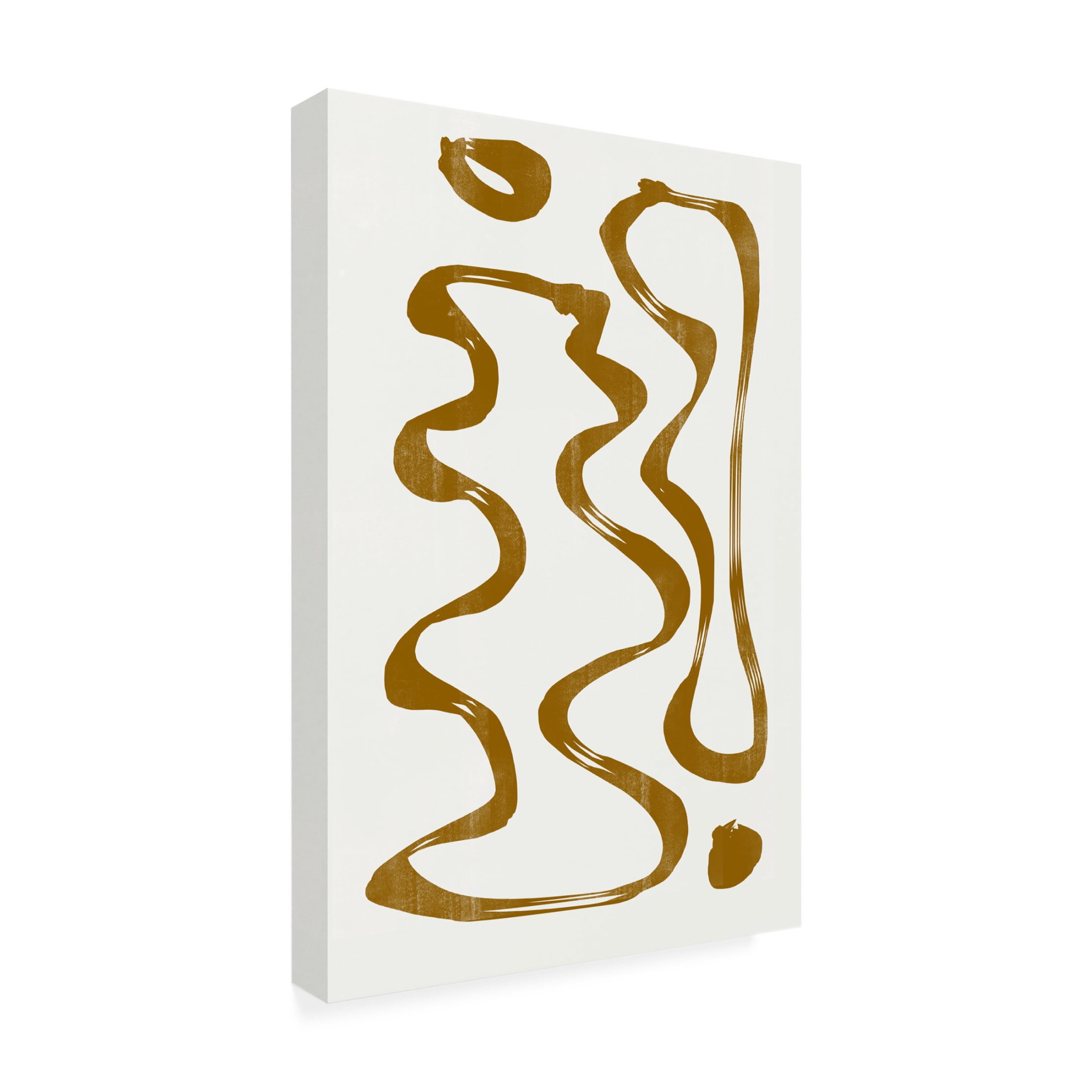 Trademark Fine Art THE MIUUS STUDIO Abstract Line No7 Canvas Wall Art