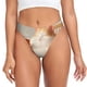 thumbnail image 1 of Fotbe Relaxing Cat With Tea Tanga Sin Costuras para Mujer con Estampado – Panties Invisibles, Transpirables y Cómodos para Uso Diario-Small, 1 of 5