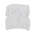 thumbnail image 1 of Rectangle Ottoman Slipcover Stretchable Footrest Stool Slipcover Thick Washable White, 1 of 9