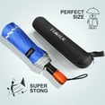 thumbnail image 6 of Automatic Folding Umbrella,Windproof Compact Umbrella with Two Reflective Stripes, Portable Travel Umbrella, UV Protection Sun Umbrella with Reinforced Frame For Rainy Sunny Days Night Time Use, 6 of 8