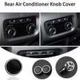thumbnail image 2 of Air Conditioning Knob Cover Wear-resistant  Automotive Rear Air Conditioning Panel Decorative Cover for Sharan, 2 of 10
