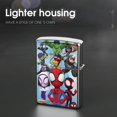 thumbnail image 4 of Spidey y sus sorprendentes amigos-theme Copper Metal Lighter Shell, Premium Replacement Refillable Lighter Case with Durable Metal Construction, Compatible with Zippo and Most Standard Lighter Models, 4 of 6
