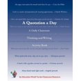 thumbnail image 1 of A Quotation a Day: A Daily Classroom Thinking-and-Writing Activity Book, 1 of 2
