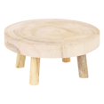 thumbnail image 1 of thinsony Mini Stool Plant Stand Bonsai Shelf Decorations Multipurpose Multifunctional Decal Rustic Grain Mount Yard Patio Wood Color M, 1 of 9