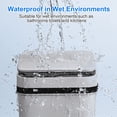thumbnail image 2 of Smart Touchless Bathroom Trash Can - Anborry 2.2 Gallon Automatic Motion Sensor Rubbish Can with Lid Electric Waterproof Narrow Small Garbage Bin for Kitchen, Office, Toilet, Bedroom (Grey), 2 of 7