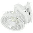 thumbnail image 3 of Portable Fan, USB Charging Mini Fan Shaking Head  For Summer For People White, 3 of 8