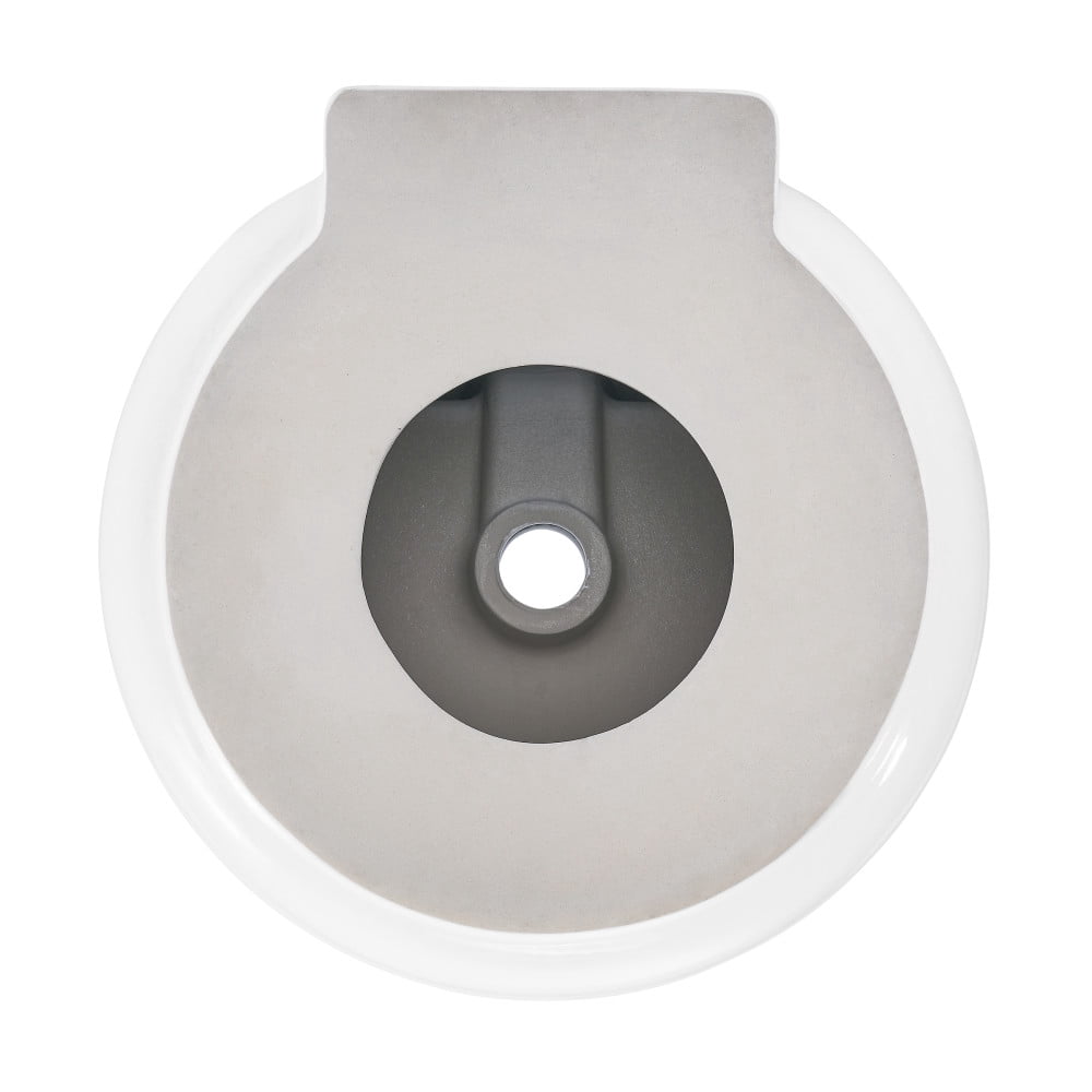 Monaco 18" Round Wall-Mount Bathroom Sink