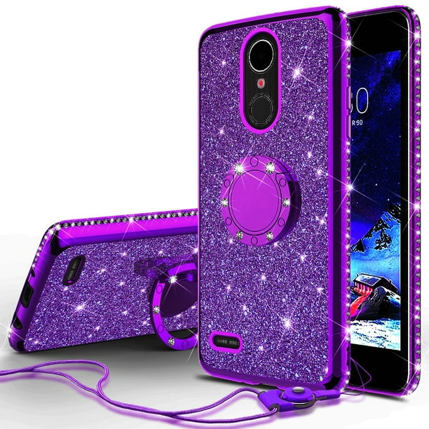 Glitter Cute Phone Case for LG K20 Plus, LG K20v, K10 2017,LG Harmony