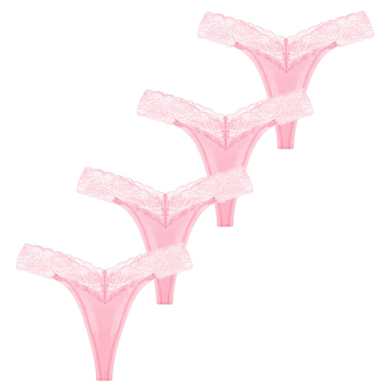 Aayomet Women Panties Womens Underwear Comfortable Breathable Thin Mesh  Peach Low Waist Seamless Girls Briefs,Pink X-S 