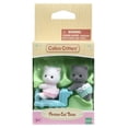 thumbnail image 2 of Calico Critters Persian Cat Twins, Set of 2 Collectible Doll Figures with Pushcart Accessory, 2 of 3