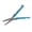 A002- Blue, variant on Folding Scissors, Stainless Steel Portable, Coffee Brown 1 Piece, Compact Multi-tool for Outdoor Camping Hiking Backpacking Picnic Daily Cutting Use