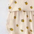 thumbnail image 4 of CAICJ98 Girls Toddler Baby Summer Clothes 3 6 12 18 Months 2T 3T 4T 5T Girls Outfits Sleeveless Tank Top and Shorts Set (Yellow,6-7 Years), 4 of 7