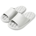 thumbnail image 1 of Zapatillas de baño antideslizantes con plataforma gruesa zapatos planos suaves para hombres y mujeres, 1 of 9