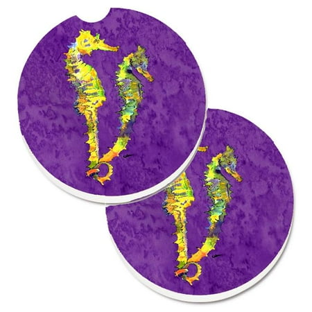 

Seahorse Seahorse Set of 2 Cup Holder Car Coaster