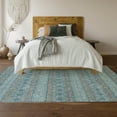 thumbnail image 6 of Addison Rugs Mayfield Washable Transitional Bohemian Teal Rectangle Rug, 10' x 14', 6 of 6