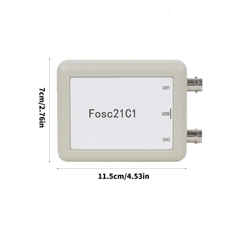 CEORPER Portable USB Oscilloscope With 250kHz Bandwidth USB Connection 2 Channel