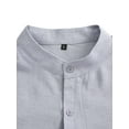 thumbnail image 5 of FASHIONWT Men Slim Fit Lightweight Base Shirt Long Sleeve Henley Button Blouse, 5 of 8