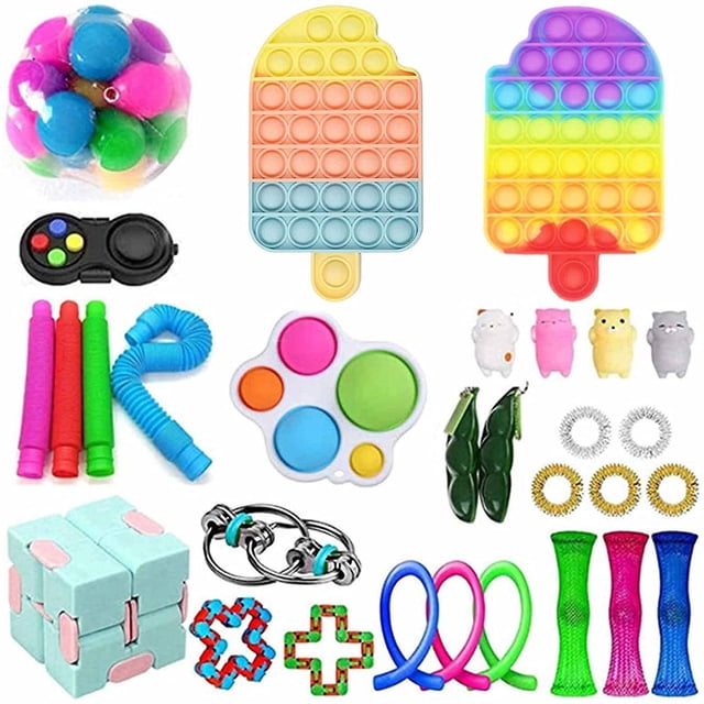 Juguete sensorial Push Bubble Fidget para aliviar el estrés del autismo