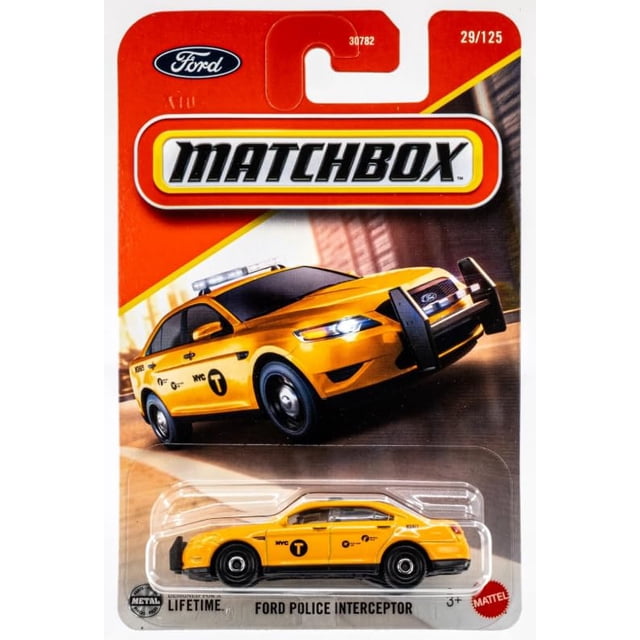 Vehículo de juguete fundido a presión Hot Wheels Ford Police Interceptor