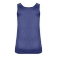 thumbnail image 5 of Goodeals Womens Silk Satin Tank Tops Dress Business Blouses Round Neck Sleeveless Shirts Camisole Sleeveless Silky Basic Tanks(Navy,XXL), 5 of 6