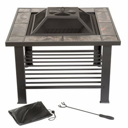 Pure Garden 30 in. Fire Table with Free Cover Pure Garden 30 in. Fire Table with Free Cover