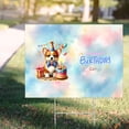 thumbnail image 4 of Happy Birthday Cute Puppy Corgi with Cake Gifts Party Hat Yard Sign Welsh Corgi Dog Lover Gifts Idea Outdoor Home Lawn Garden Porch Decor - 00029, 4 of 5