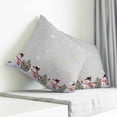thumbnail image 3 of Grey Christmas Snowman Pillow Covers 26x26 Inch Decorative Throw Pillow Cover, Winter Xmas Tree Snowflakes Sofa Pillowcases Accent Cushion Case Home Decor Bedroom Living Room, 3 of 6