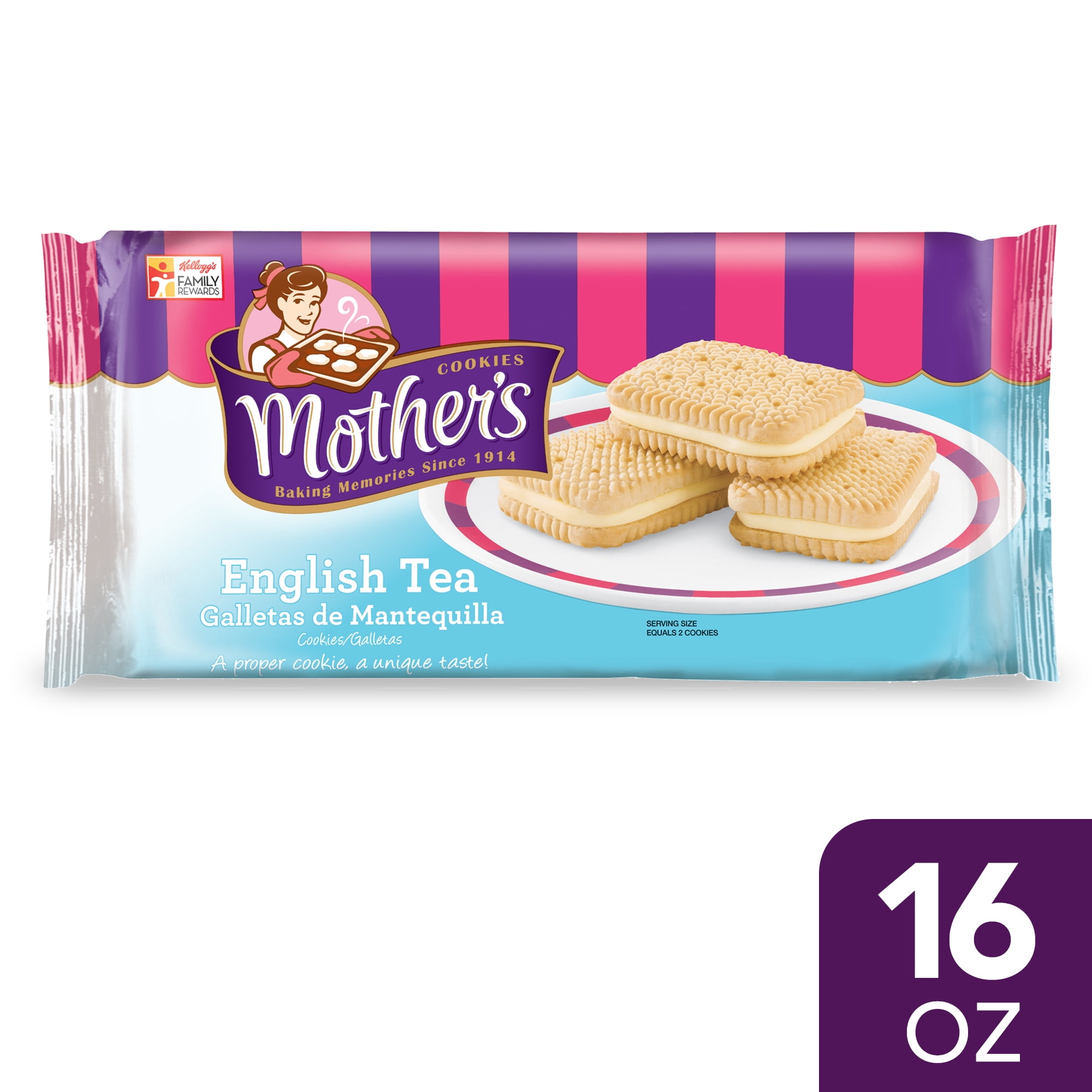 Mother S Cookies English Tea 16 Oz Walmart Com