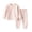 Pink, variant on Bovxnpu Girls Sleepwear 2 Piece Loungewear Set Long Sleeve Crew Neck Top and Long Pants Sleepwear Outfits Set