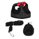 thumbnail image 1 of Dog Harness and Leash Escape Proof Adjustable Breathable Comfortable Cat Walking Jackets for Small Dogs Black M, 1 of 1