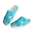 thumbnail image 2 of Wukai Coral And Seashell On The Beach Print Women's Indoor Bedroom Slipper Slip On Shoes, Unisex House Shoes with Anti-Skid Sole for Men, Gift for Women Men-11, 2 of 7
