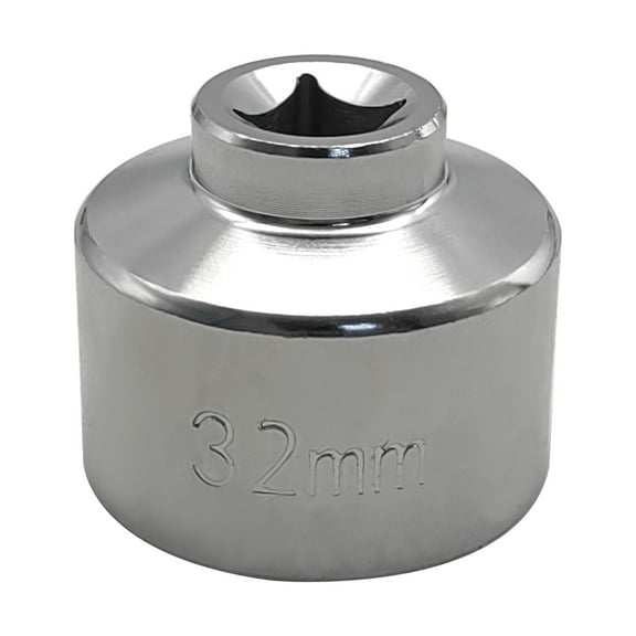 32mm Oil Filter Socket, Low Profile Oil Filter Wrench Replacement for VW, GM, Audi, BMW, Polaris, Ecotec, TDI
