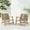 Beige, variant on Christopher Knight Home Patio Lounge Chairs with Wood Frame and Handwoven Rope Seat, Beige, Set of 2